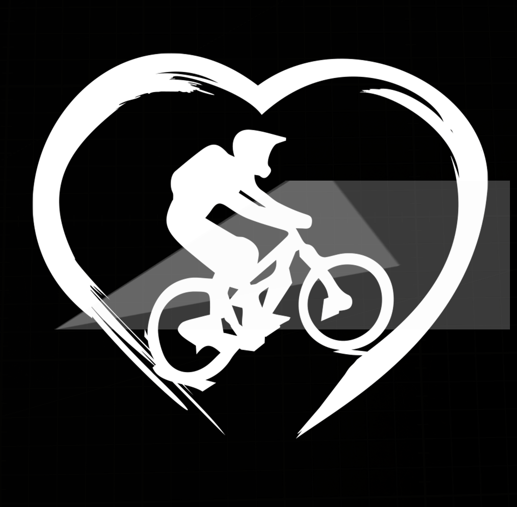 Sons of Battery - E-MTB Brand & Community Folien & Sticker 5.6 x 7 cm / Weiss Love E-MTB Vinyl Sticker E-Bike-Community