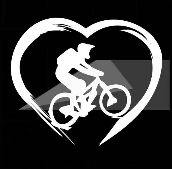Sons of Battery - E-MTB Brand & Community Folien & Sticker 5.6 x 7 cm / Weiss Love E-MTB Vinyl Sticker E-Bike-Community