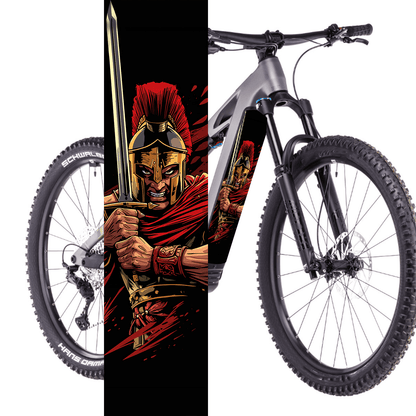 Sons of Battery® - E-MTB Brand & Community Folien & Sticker 60 cm x 14 cm / Centurion 2 Centurion -  Akku Sticker Abdeckung Cover Universal / Schutzfolie / für alle E-Bikes E-Bike-Community