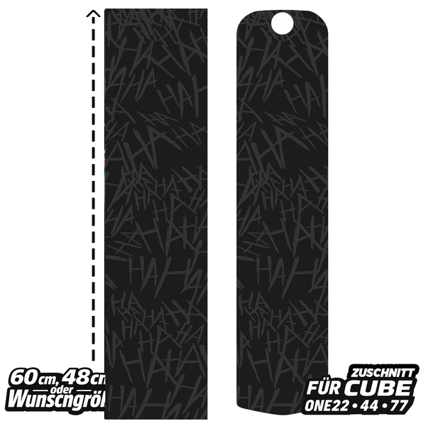 Sons of Battery® - E-MTB Brand & Community Folien & Sticker 60 cm x 14 cm Hahaha Crazy -  Akku Abdeckung Cover Universal / Cube E-Bike-Community