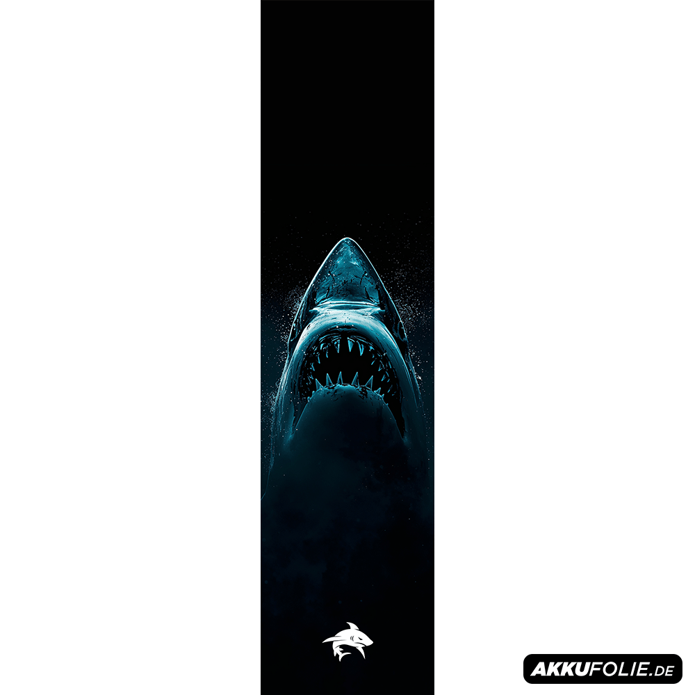 Sons of Battery® - E-MTB Brand & Community Folien & Sticker 60 cm x 14 cm / Hai 3 Hai -  Akku Abdeckung Cover Universal / Schutzfolie / für alle E-Bikes z.B Haibike E-Bike-Community