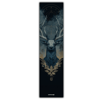 Sons of Battery® - E-MTB Brand & Community Folien & Sticker 60 cm x 14 cm / Hirsch 3 Hirsch 3 -  Akku Abdeckung Cover Sticker Universal / Schutzfolie / für alle E-Bikes, Cube co. E-Bike-Community