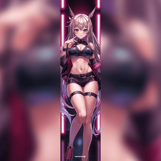 Sons of Battery® - E-MTB Brand & Community Folien & Sticker 60 cm x 14 cm Manga Girl -  Akku Abdeckung Cover Sticker Universal / Schutzfolie / für alle E-Bikes, Cube co. E-Bike-Community