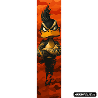 Sons of Battery® - E-MTB Brand & Community Folien & Sticker 60 cm x 14 cm / Orange Camo Bad Duck -  Akku Sticker Abdeckung Cover Universal / Schutzfolie /  für alle E-Bikes E-Bike-Community