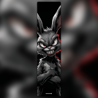 Sons of Battery® - E-MTB Brand & Community Folien & Sticker 60 cm x 14 cm / Psycho Bunny - by Frank Westphal Community Sticker  -  Akku Abdeckung Cover Sticker Universal / Schutzfolie / für alle E-Bikes, Cube co. E-Bike-Community