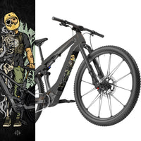 Sons of Battery® - E-MTB Brand & Community Folien & Sticker 60 cm x 14 cm / Shred or Alive? 2 Shred or Alive -  Akku Abdeckung Cover Universal / Schutzfolie / für alle E-Bikes E-Bike-Community