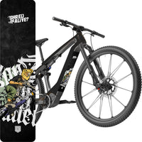 Sons of Battery® - E-MTB Brand & Community Folien & Sticker 60 cm x 14 cm / Shred or Alive? 3 Shred or Alive -  Akku Abdeckung Cover Universal / Schutzfolie / für alle E-Bikes E-Bike-Community