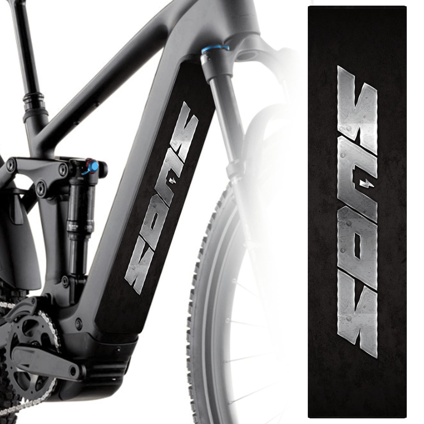 Sons of Battery® - E-MTB Brand & Community Folien & Sticker 60 cm x 14 cm / SONS Verschiedene Designs -  Akku Abdeckung Cover Sticker Universal / Schutzfolie E-Bike-Community