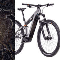 Sons of Battery® - E-MTB Brand & Community Folien & Sticker 60 cm x 14 cm Topographie -  Akku Abdeckung Cover Sticker Universal / Schutzfolie / für alle E-Bikes E-Bike-Community