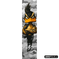 Sons of Battery® - E-MTB Brand & Community Folien & Sticker 60 cm x 14 cm / Weiß Camo Bad Duck -  Akku Sticker Abdeckung Cover Universal / Schutzfolie /  für alle E-Bikes E-Bike-Community