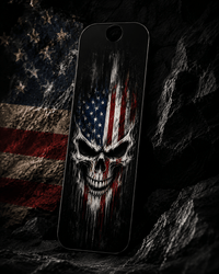 Sons of Battery® - E-MTB Brand & Community Folien & Sticker Amerika / Wunschgröße Länderflaggen Skull -  Akku Abdeckung Cover Universal / Cube E-Bike-Community