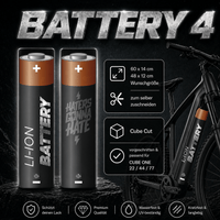 Sons of Battery® - E-MTB Brand & Community Folien & Sticker Battery 4 - Motive -  Akku Sticker Abdeckung Cover Universal / Schutzfolie / für alle E-Bikes E-Bike-Community
