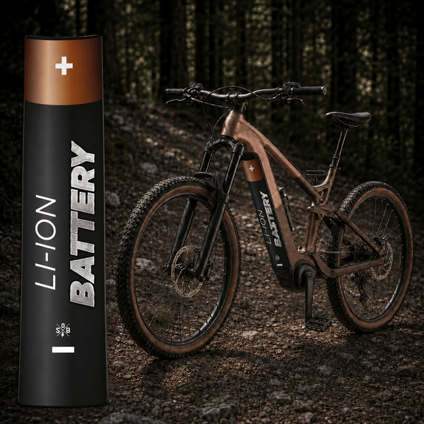 Sons of Battery® - E-MTB Brand & Community Folien & Sticker Battery 4 Motive – E-Bike Akku Sticker & Schutzfolie | Universal, Wunschgröße & CUBE Cut E-Bike-Community