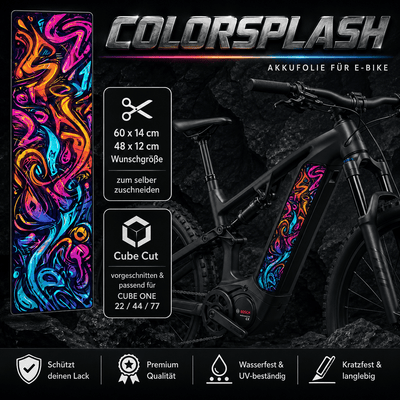 COLORSPLASH -  Akku Abdeckung Cover Universal / Cube