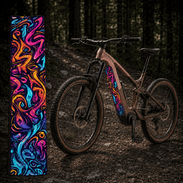 Sons of Battery® - E-MTB Brand & Community Folien & Sticker Colorsplash – E-Bike Akku Sticker & Schutzfolie | Universal, Wunschgröße & CUBE Cut E-Bike-Community