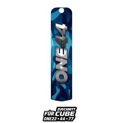 Sons of Battery® - E-MTB Brand & Community Folien & Sticker Cube Akkudeckel Nr: C_4443 - 22/44/77 / ONE44 / Camo Blau CUBE CAMO ONE44 / ONE77 -  Akku Sticker Abdeckung Cover Universal / Schutzfolie / für alle E-Bikes CUBE E-Bike-Community