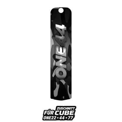 Sons of Battery® - E-MTB Brand & Community Folien & Sticker Cube Akkudeckel Nr: C_4443 - 22/44/77 / ONE44 / Camo Grau CUBE CAMO ONE44 / ONE77 -  Akku Sticker Abdeckung Cover Universal / Schutzfolie / für alle E-Bikes CUBE E-Bike-Community