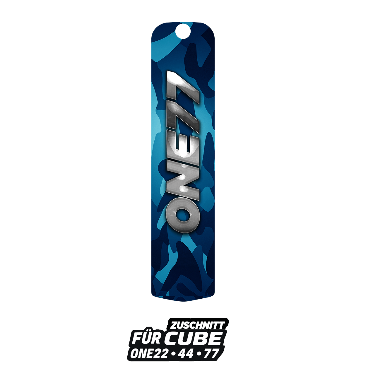 Sons of Battery® - E-MTB Brand & Community Folien & Sticker Cube Akkudeckel Nr: C_4443 - 22/44/77 / ONE77 / Camo Blau CUBE CAMO ONE44 / ONE77 -  Akku Sticker Abdeckung Cover Universal / Schutzfolie / für alle E-Bikes CUBE E-Bike-Community