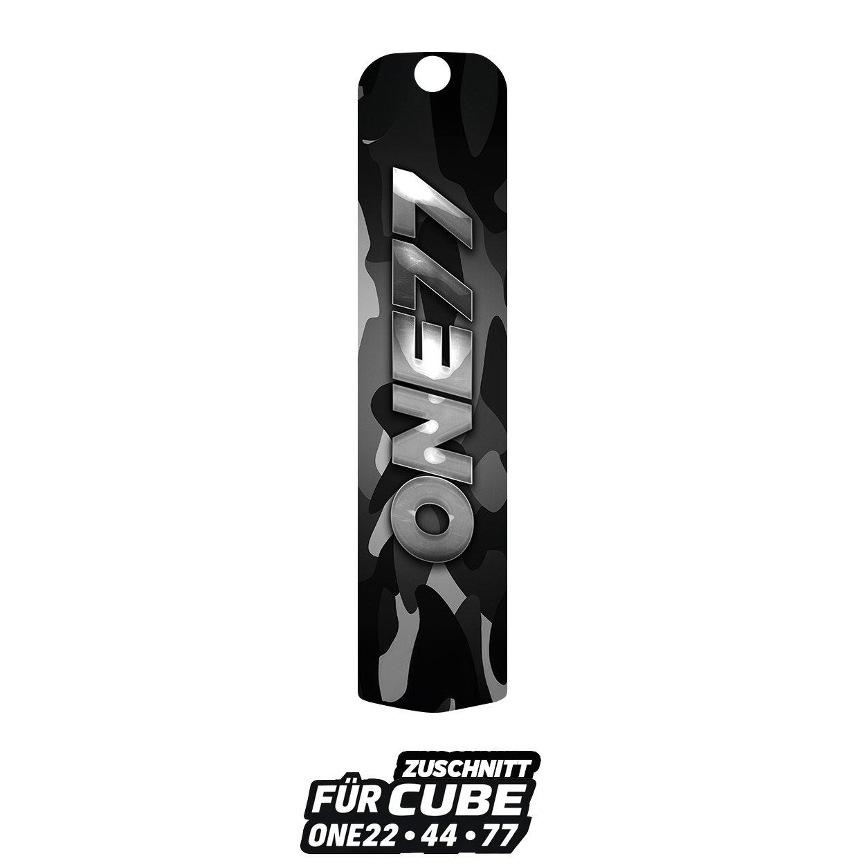 Sons of Battery® - E-MTB Brand & Community Folien & Sticker Cube Akkudeckel Nr: C_4443 - 22/44/77 / ONE77 / Camo Grau CUBE CAMO ONE44 / ONE77 -  Akku Sticker Abdeckung Cover Universal / Schutzfolie / für alle E-Bikes CUBE E-Bike-Community