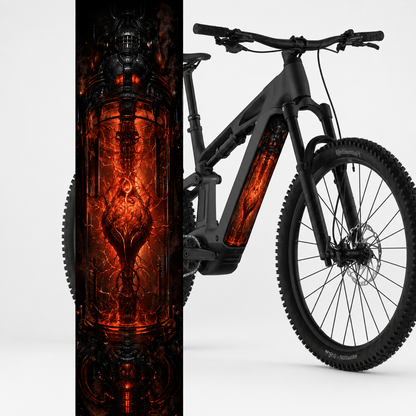 Sons of Battery® - E-MTB Brand & Community Folien & Sticker CUBECUT (ONE22/44/77 51x11.5) / Reaktor 3 Reaktor -  Akku Abdeckung Cover Universal / Schutzfolie / für alle E-Bikes E-Bike-Community