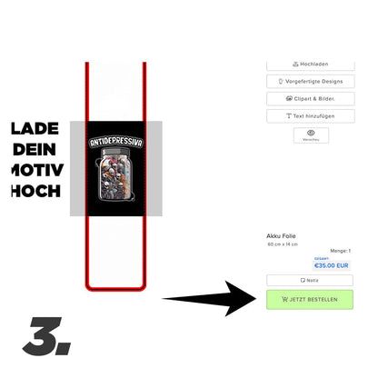 Sons of Battery® - E-MTB Brand & Community Folien & Sticker CUSTOM AKKUFOLIE -  Dein einzigartiger persönlicher Akku Sticker E-Bike-Community