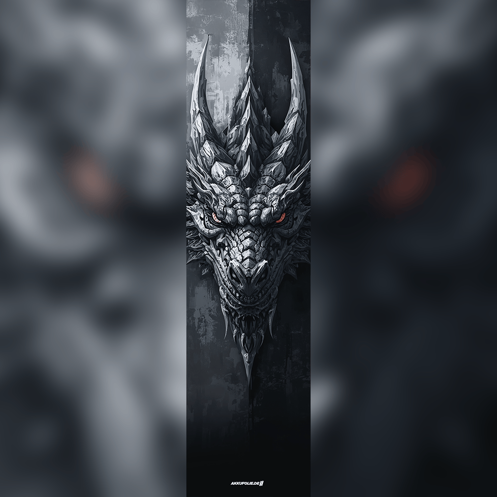 Sons of Battery® - E-MTB Brand & Community Folien & Sticker Drache / Dragon Sticker -  Akku Abdeckung Cover Sticker Universal / Schutzfolie / für alle E-Bikes, Cube co. E-Bike-Community