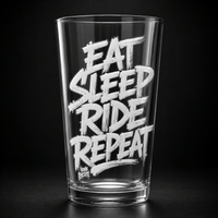 Sons of Battery - E-MTB Brand & Community Folien & Sticker EAT SLEEP RIDE REPEAT - UV-STICKER - 7x5 cm E-Bike-Community