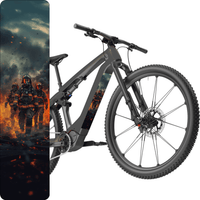 Sons of Battery® - E-MTB Brand & Community Folien & Sticker Feuerwehr -  Akku Abdeckung Cover Universal / Schutzfolie / Unterrohr für alle E-Bikes auch Cube 750 wh oder 625 wh E-Bike-Community