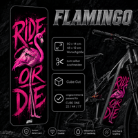 Sons of Battery® - E-MTB Brand & Community Folien & Sticker FLAMINGO -  Akku Abdeckung Cover Universal / Cube E-Bike-Community