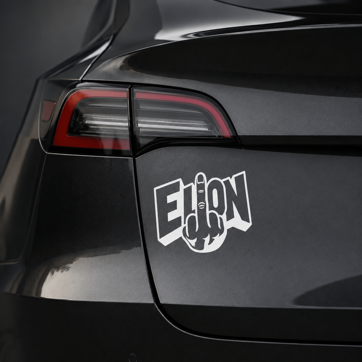 Sons of Battery - E-MTB Brand & Community Folien & Sticker FUCK ELON  - Auto Vinyl Sticker E-Bike-Community