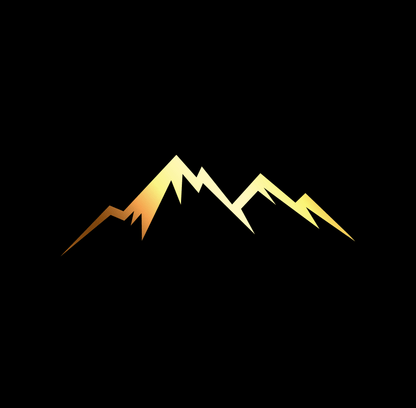Sons of Battery - E-MTB Brand & Community Folien & Sticker Gold / Mountain 3 Mountain / Berg -  Vinyl Sticker / Aufkleber E-Bike-Community