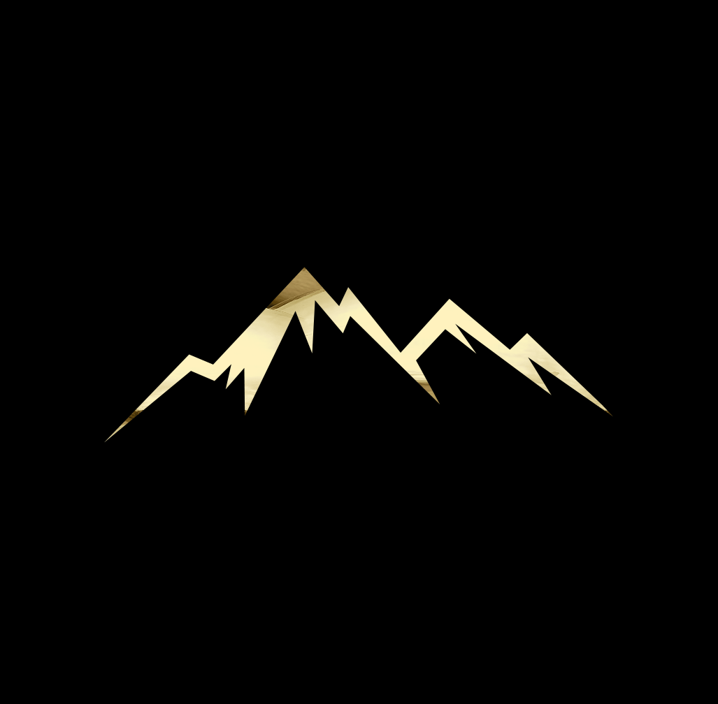 Sons of Battery - E-MTB Brand & Community Folien & Sticker Gold (Spiegelnd) / Mountain 3 Mountain / Berg -  Vinyl Sticker / Aufkleber E-Bike-Community