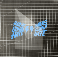 Sons of Battery - E-MTB Brand & Community Folien & Sticker Haters gonna Hate Seitenscheiben Aufkleber E-Bike-Community