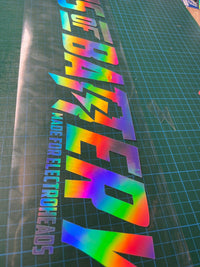 Sons of Battery - E-MTB Brand & Community Folien & Sticker Heckscheibenaufkleber "Electrohead" E-Bike-Community