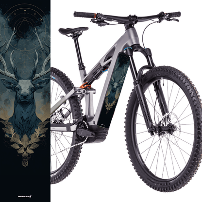 Sons of Battery® - E-MTB Brand & Community Folien & Sticker Hirsch 3 -  Akku Abdeckung Cover Sticker Universal / Schutzfolie / für alle E-Bikes, Cube co. E-Bike-Community