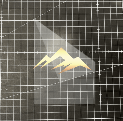 Sons of Battery - E-MTB Brand & Community Folien & Sticker Mountain 1 / Gold / 10 cm Mountain / Berg -  Vinyl Sticker / Aufkleber E-Bike-Community