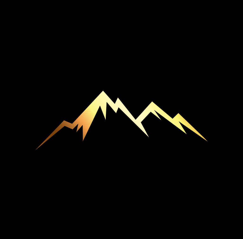 Sons of Battery - E-MTB Brand & Community Folien & Sticker Mountain 2 / Gold / 5 cm Mountain / Berg -  Vinyl Sticker / Aufkleber E-Bike-Community