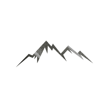 Sons of Battery - E-MTB Brand & Community Folien & Sticker Mountain 2 / Graphit Metallic / 5 cm Mountain / Berg -  Vinyl Sticker / Aufkleber E-Bike-Community