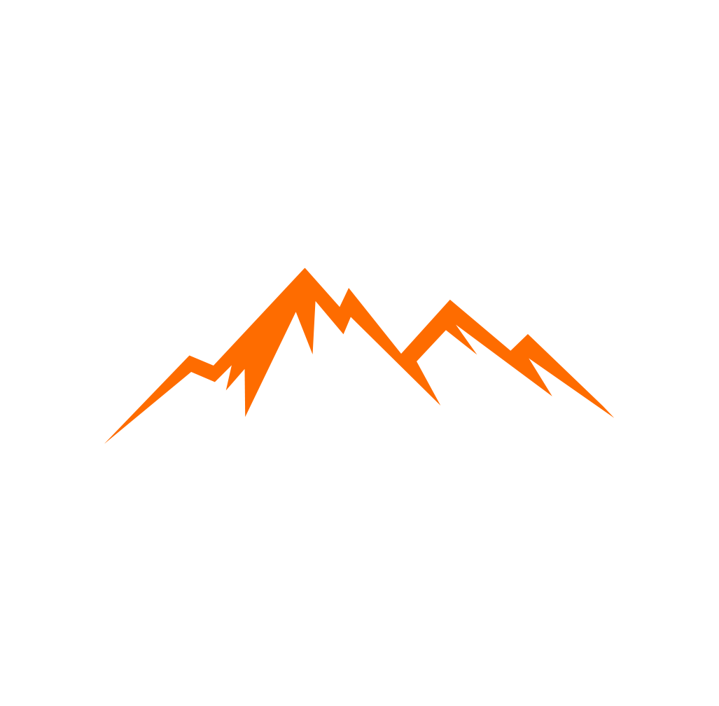 Sons of Battery - E-MTB Brand & Community Folien & Sticker Mountain 2 / Orange / 5 cm Mountain / Berg -  Vinyl Sticker / Aufkleber E-Bike-Community