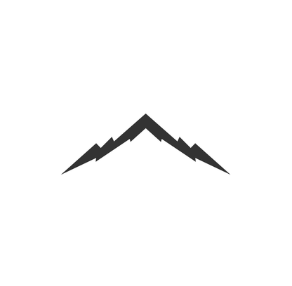 Sons of Battery - E-MTB Brand & Community Folien & Sticker Mountain 3 / Anthrazit / 5 cm Mountain / Berg -  Vinyl Sticker / Aufkleber E-Bike-Community