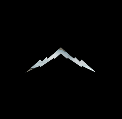Sons of Battery - E-MTB Brand & Community Folien & Sticker Mountain 3 / Chrom / 5 cm Mountain / Berg -  Vinyl Sticker / Aufkleber E-Bike-Community