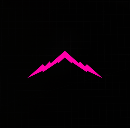 Sons of Battery - E-MTB Brand & Community Folien & Sticker Mountain 3 / Neonpink / 5 cm Mountain / Berg -  Vinyl Sticker / Aufkleber E-Bike-Community