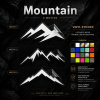 Sons of Battery - E-MTB Brand & Community Folien & Sticker Mountain / Berg -  Vinyl Sticker / Aufkleber E-Bike-Community