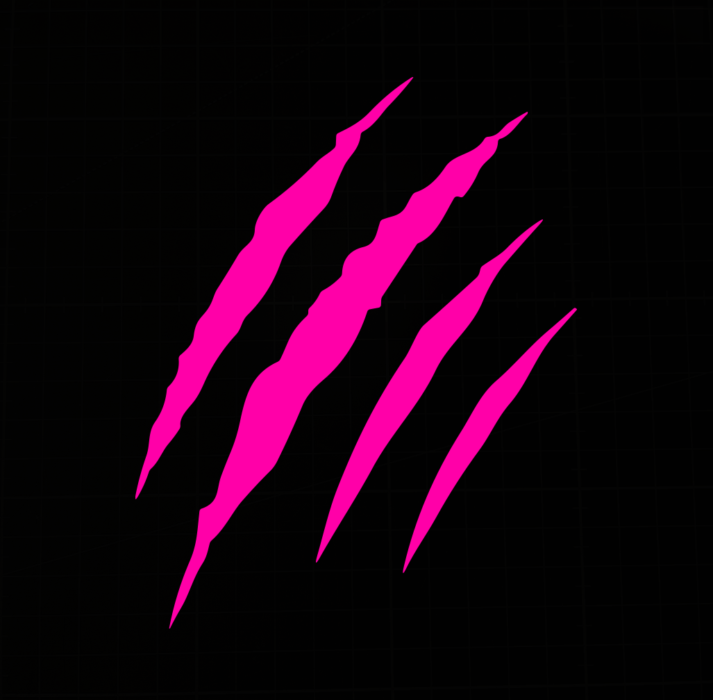 Sons of Battery® - E-MTB Brand & Community Folien & Sticker Neonpink / 15 x 18 cm Kratzer / Klaue / Monster E-Bike-Community