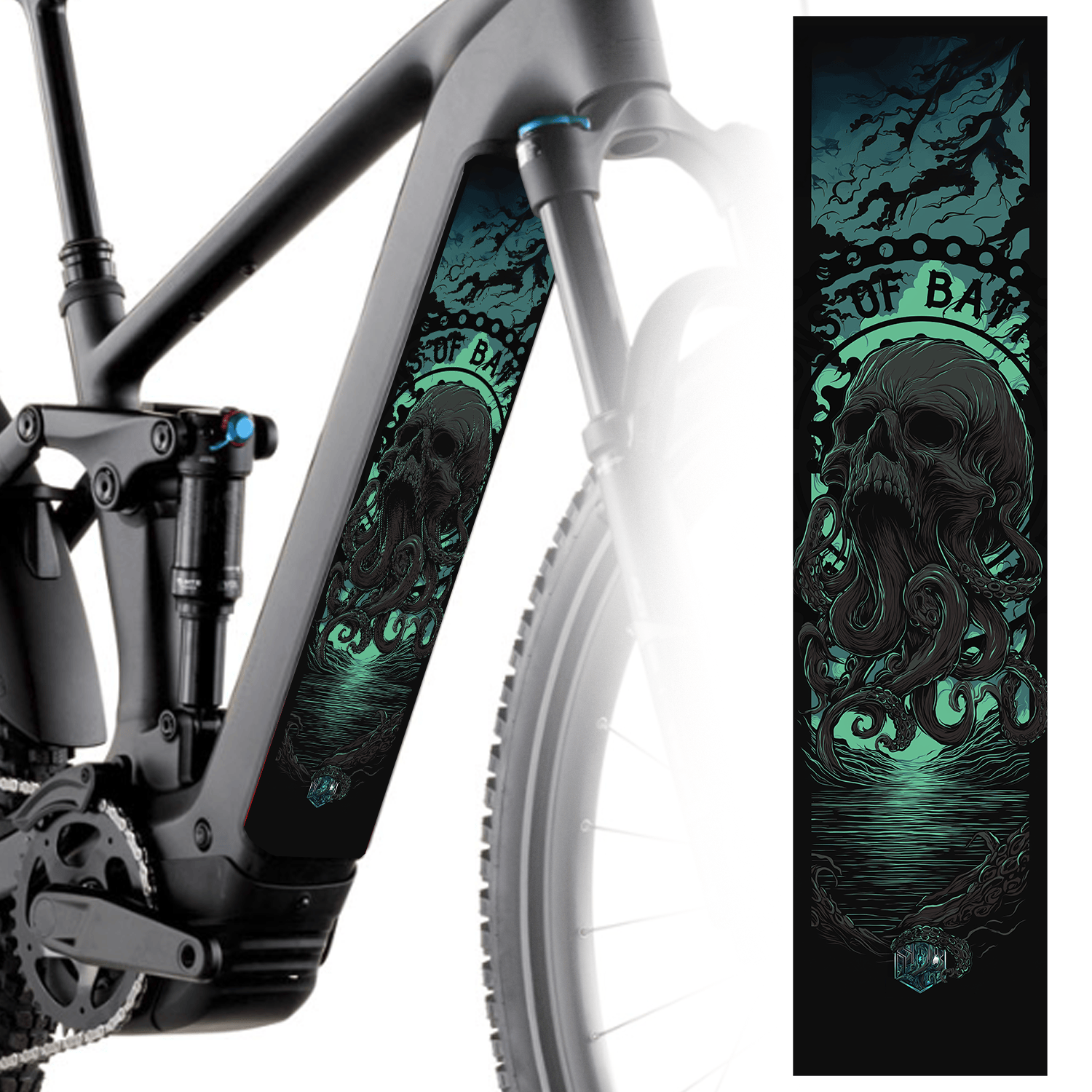 Sons of Battery® - E-MTB Brand & Community Folien & Sticker Octobike -  Akku Abdeckung Cover Sticker Universal / Schutzfolie (Kopie) E-Bike-Community