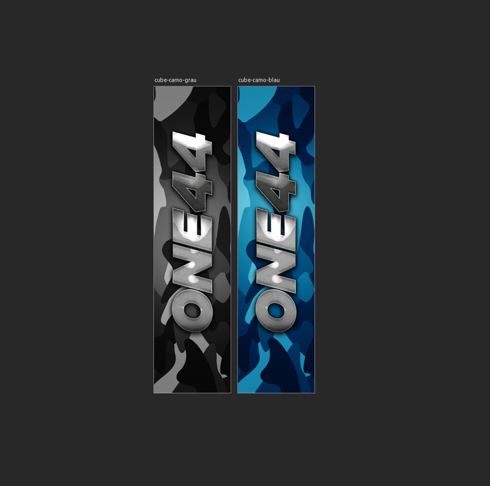 Sons of Battery® - E-MTB Brand & Community Folien & Sticker One44 / 60 cm x 14 cm / Camo Blau CUBE CAMO ONE44 / ONE77 -  Akku Sticker Abdeckung Cover Universal / Schutzfolie / für alle E-Bikes CUBE (Kopie) E-Bike-Community