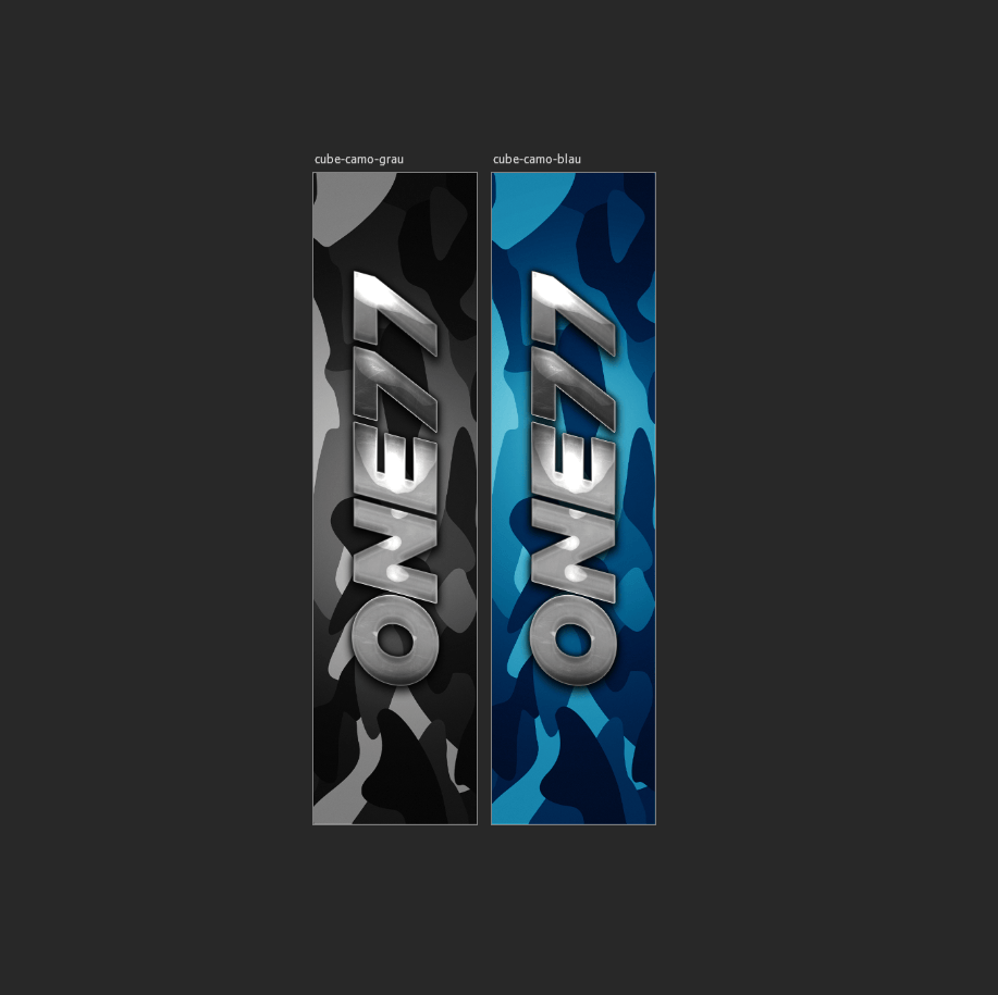 Sons of Battery® - E-MTB Brand & Community Folien & Sticker One77 / 60 cm x 14 cm / Camo Blau CUBE CAMO ONE44 / ONE77 -  Akku Sticker Abdeckung Cover Universal / Schutzfolie / für alle E-Bikes CUBE (Kopie) E-Bike-Community