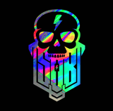 Sons of Battery® - E-MTB Brand & Community Folien & Sticker Rainbow / 11 x 7 cm Skullgang - SoB - Folienaufkleber E-Bike-Community