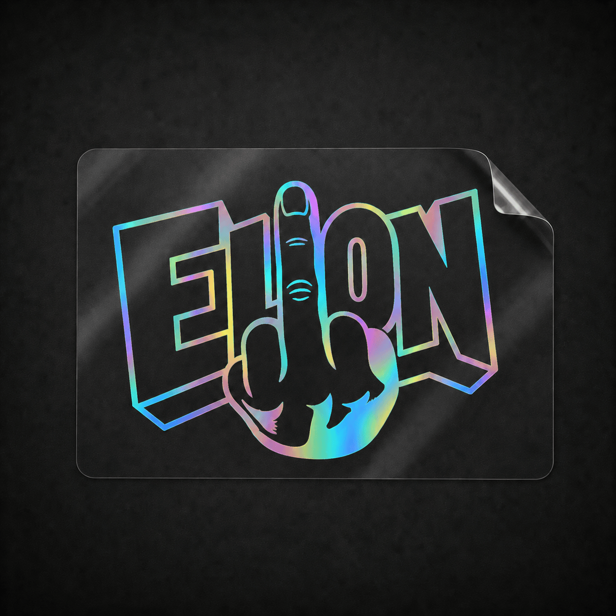 Sons of Battery - E-MTB Brand & Community Folien & Sticker Rainbow / 20 cm x 14 cm FUCK ELON  - Auto Vinyl Sticker E-Bike-Community