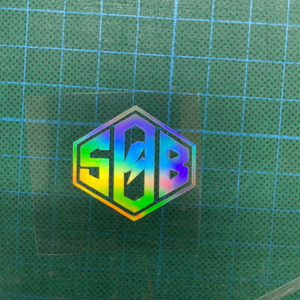 Sons of Battery - E-MTB Brand & Community Folien & Sticker Rainbow Diamond Vinyl Sticker - SoB - E-Bike-Community